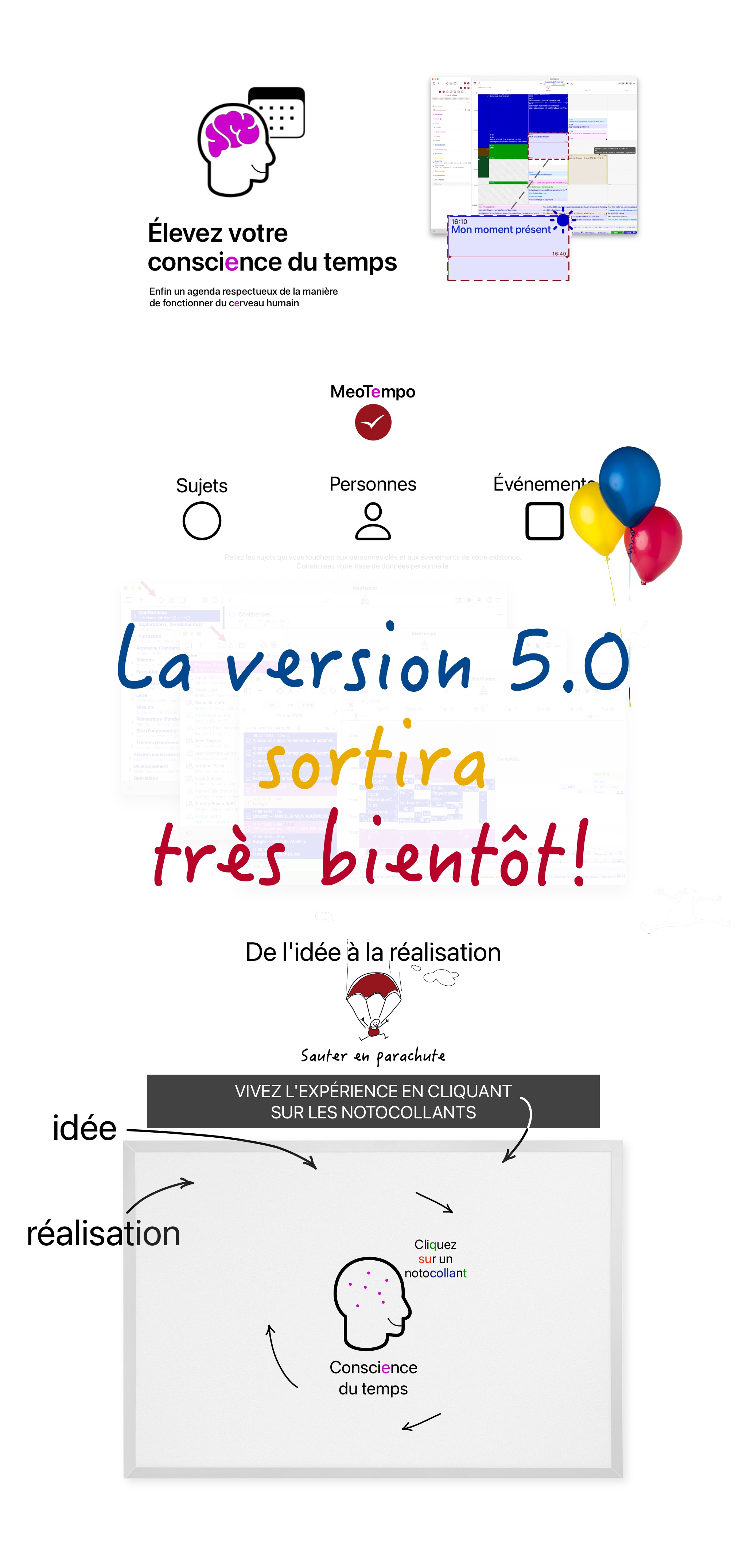 MeoTempo home page