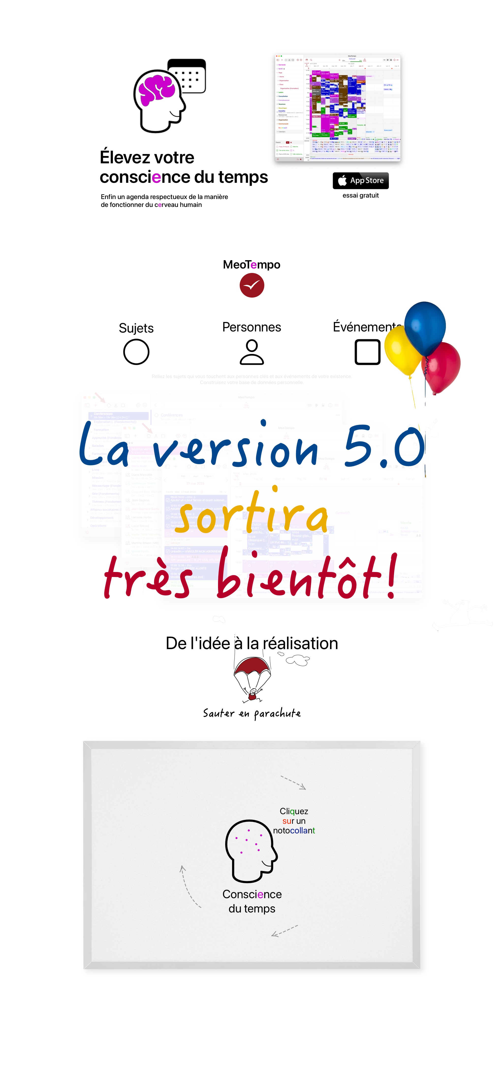 MeoTempo home page